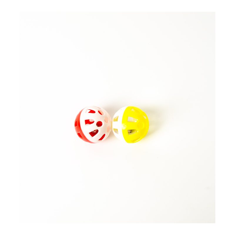 2 Bell Cat Toy Balls