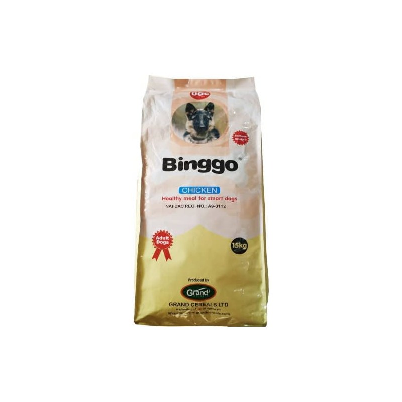 Binggo Dog Dry Food – 15 Kg