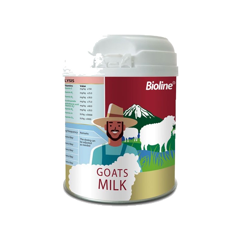 Bioline Goat Milk Powder for Dogs and Cats