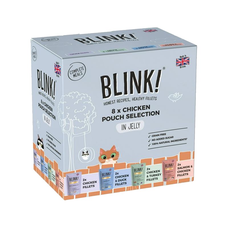 Blink Chicken Pouch Selection 8 Pouches