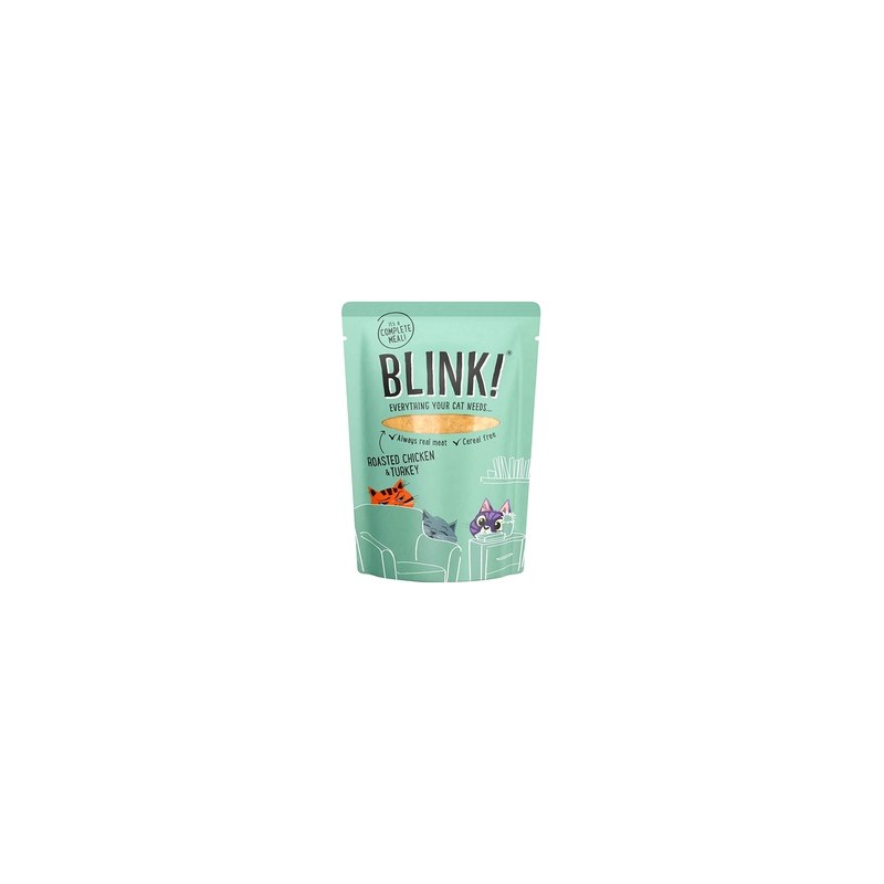 BLINK Wet Food (Roasted Chicken & Turkey) Single Pouch