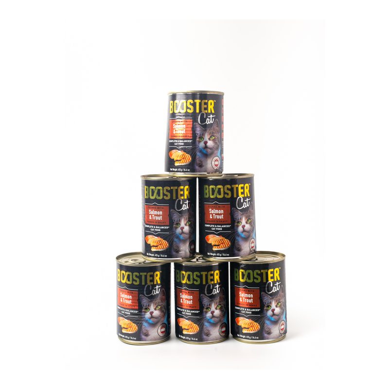 Booster Cat Salmon and Trout Can Food