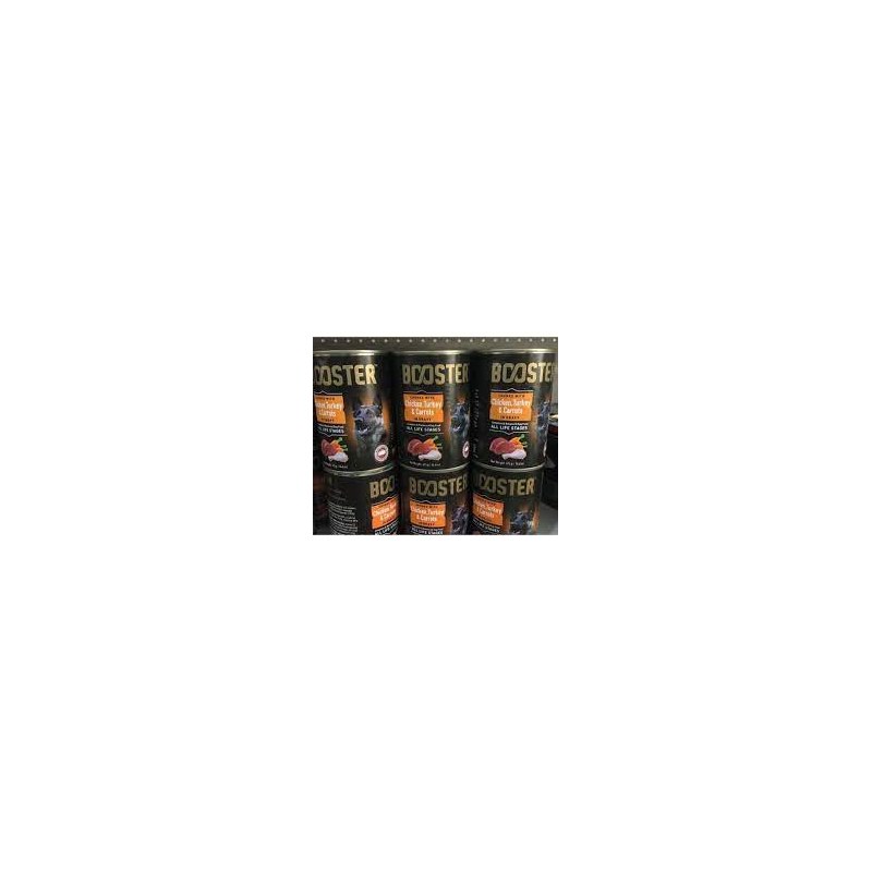 Booster Dog Canned Food (all Life Stages) With Chicken, Turkey And Carrot