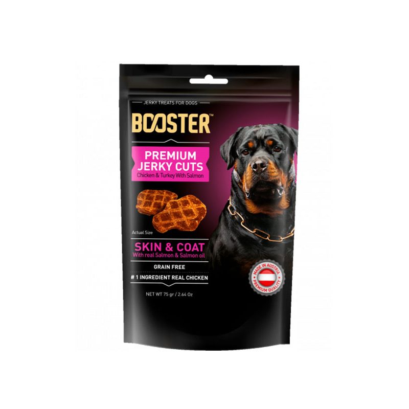 Booster Premium Jerky Cuts - Skin and Coat