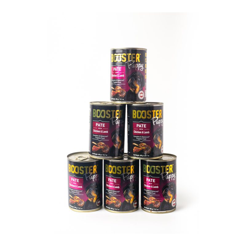 Booster Puppy Pate Chicken and Lamb Can Food