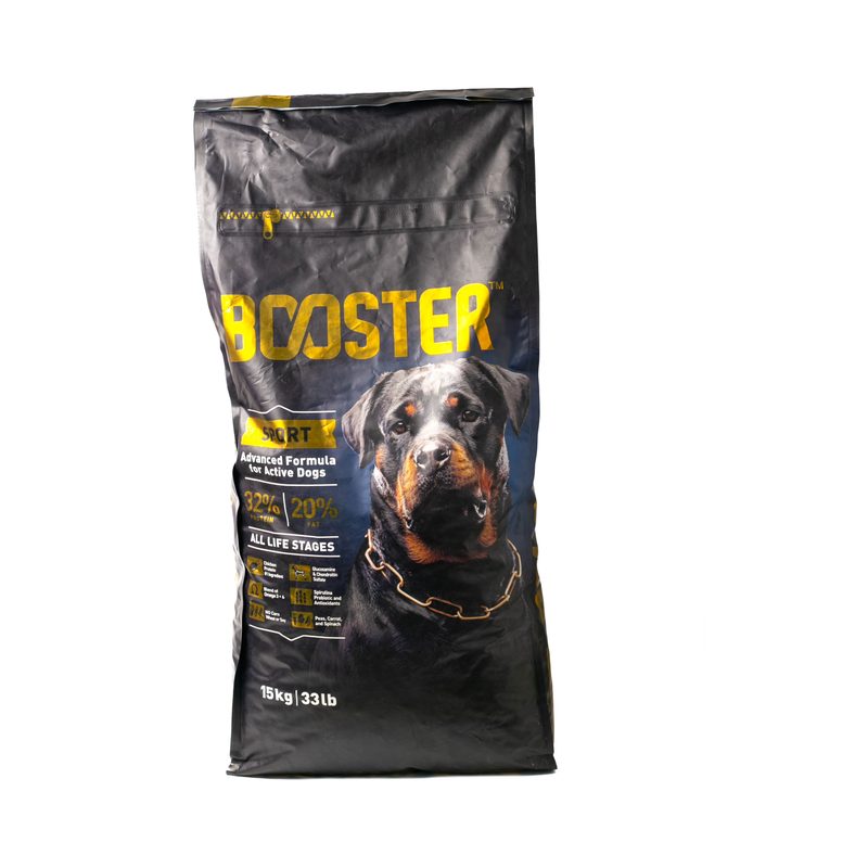 Booster Sport Advanced Formula Dry Dog Food 15kg