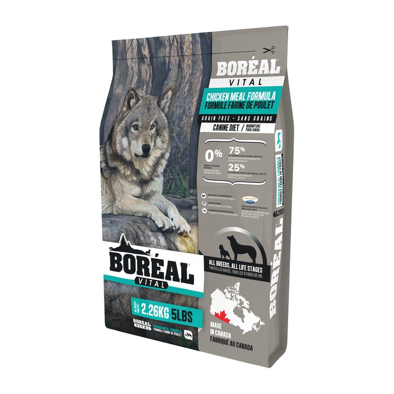 Boreal Vital, Dog Chicken, All Breed, All Life Stages, Meat Meal