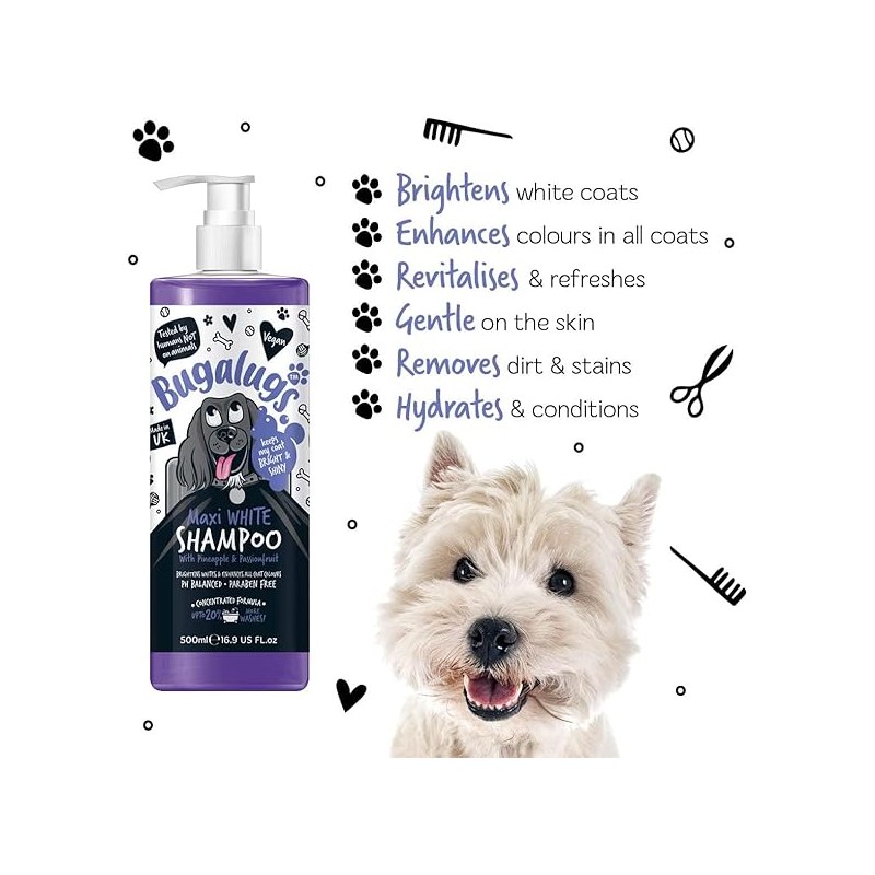 Bugalugs Maxi White Shampoo
