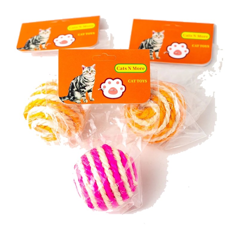 Cat Sisal Ball
