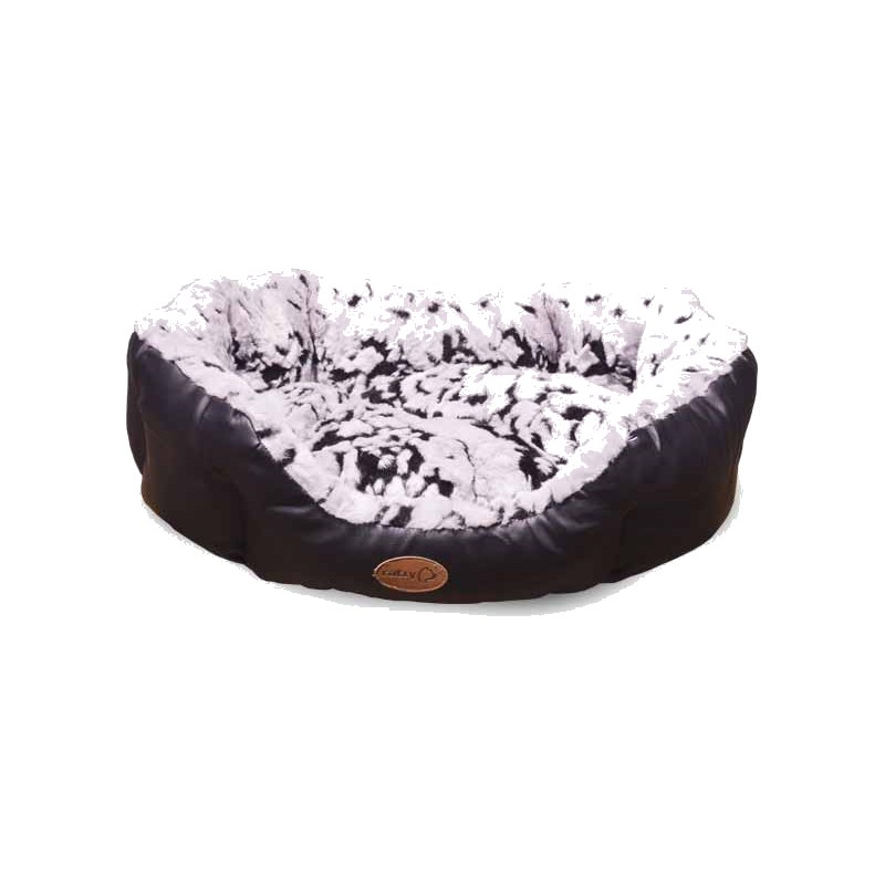 Catry Dog Bed (Black and Grey)