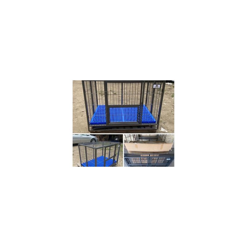 Collapsible heavy metal cage with tyre(95*70*75cm)