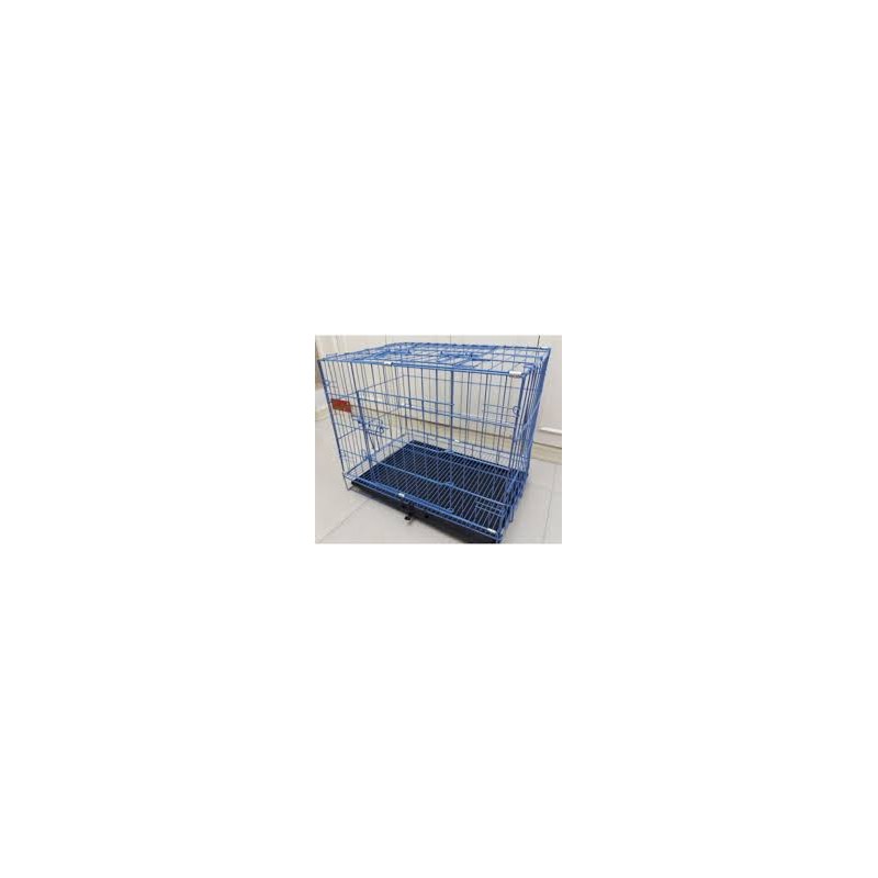 Coloured Wire Collapsible Cage (Size 3) 76Cm