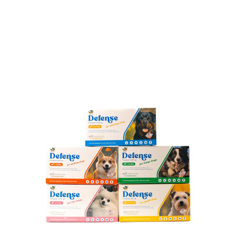 Defense Fluralaner Tick & Flea Chewable Tablets for Dogs