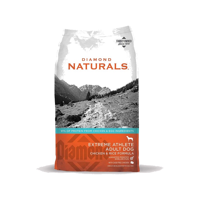 Diamond Naturals Extreme Athlete Adult Dog Chicken and Rice Formula