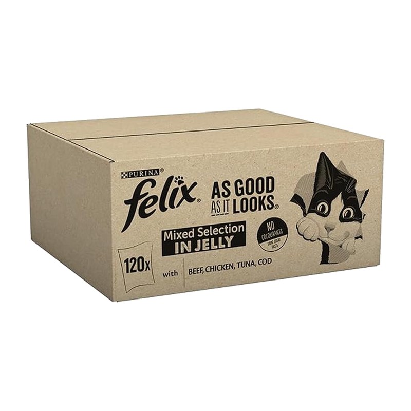 Felix Cat Pouch As Good As It Looks Mixed Selection in Jelly