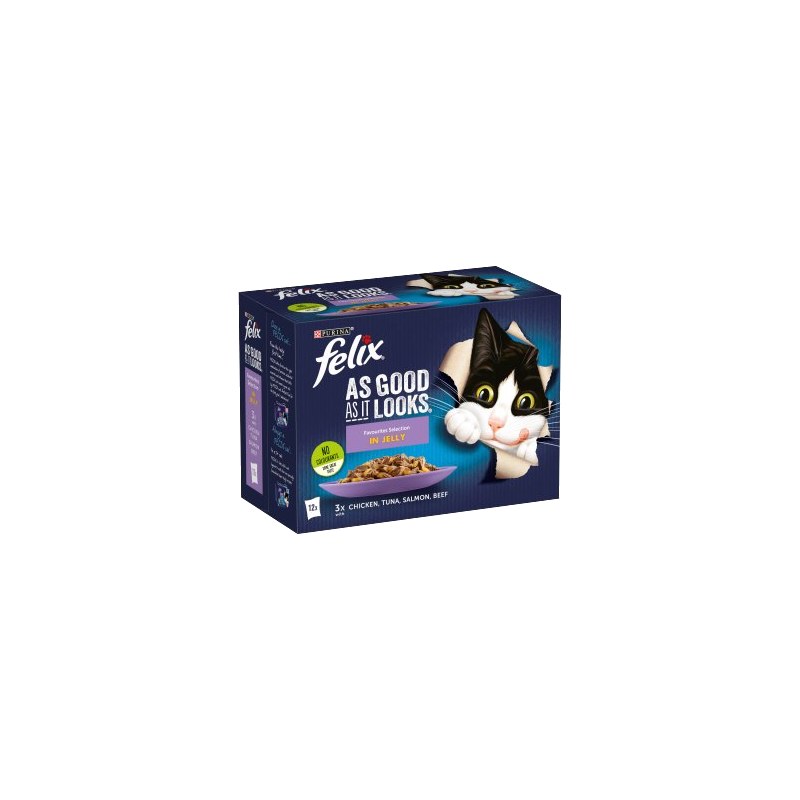 Felix Kitten Good as it looks Favourites Selection (12x100g)