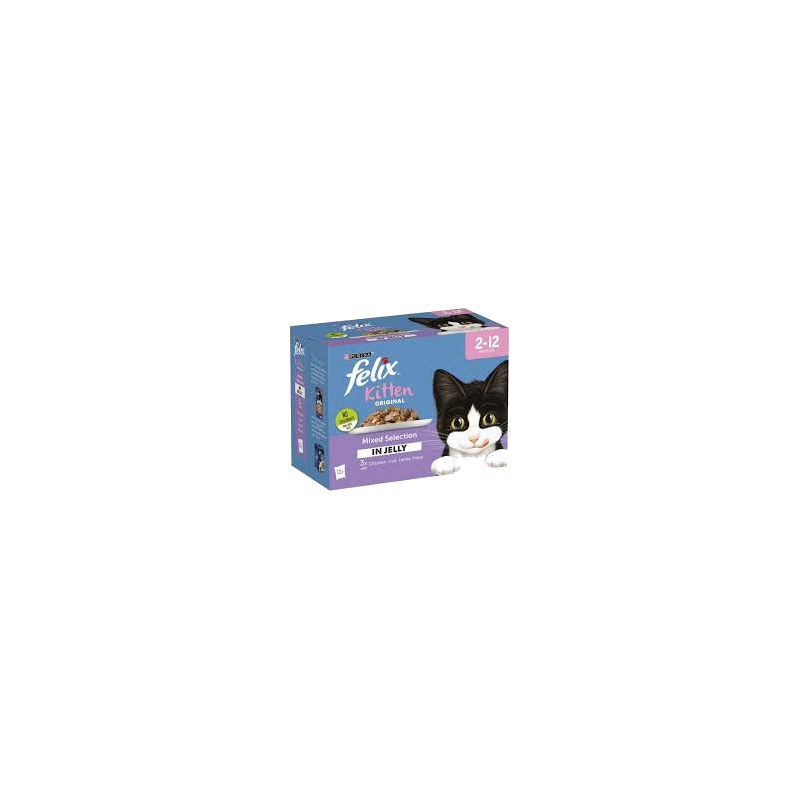 Felix Kitten Original (12 pouch) Fish and Meat Selection