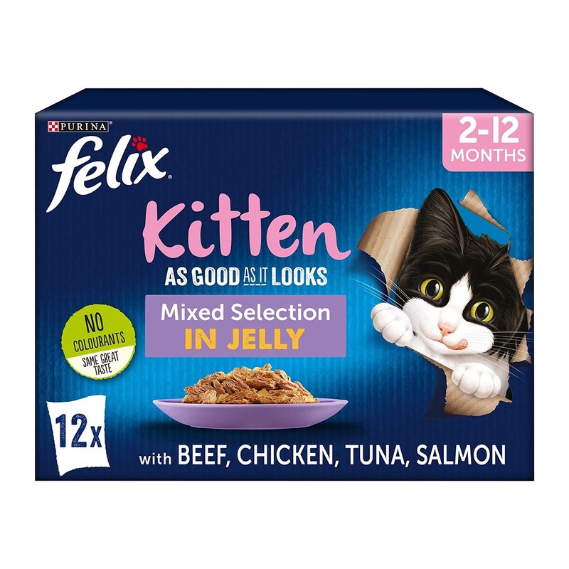 Felix Original Kitten wet food (12 * 100g)