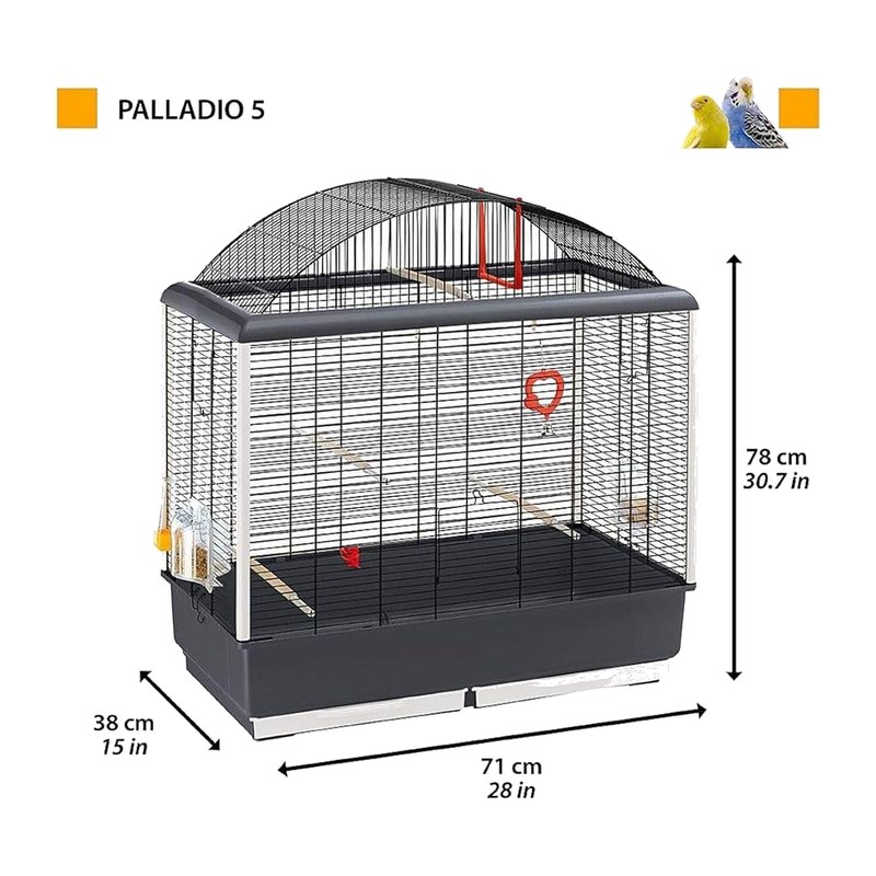 FERPLAST CAGE PALLADIO 5 BLACK