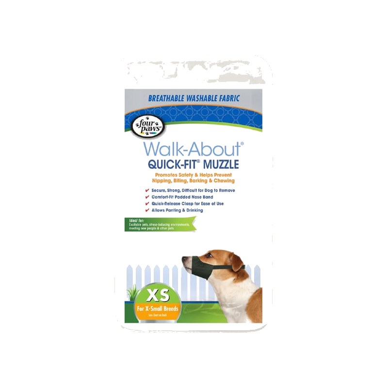 Four Paws Walk-About Quick-Fit Muzzle XL