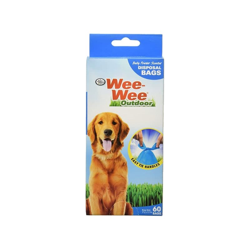 Four Paws Wee-Wee Outdoor Disposal Bags – 60
