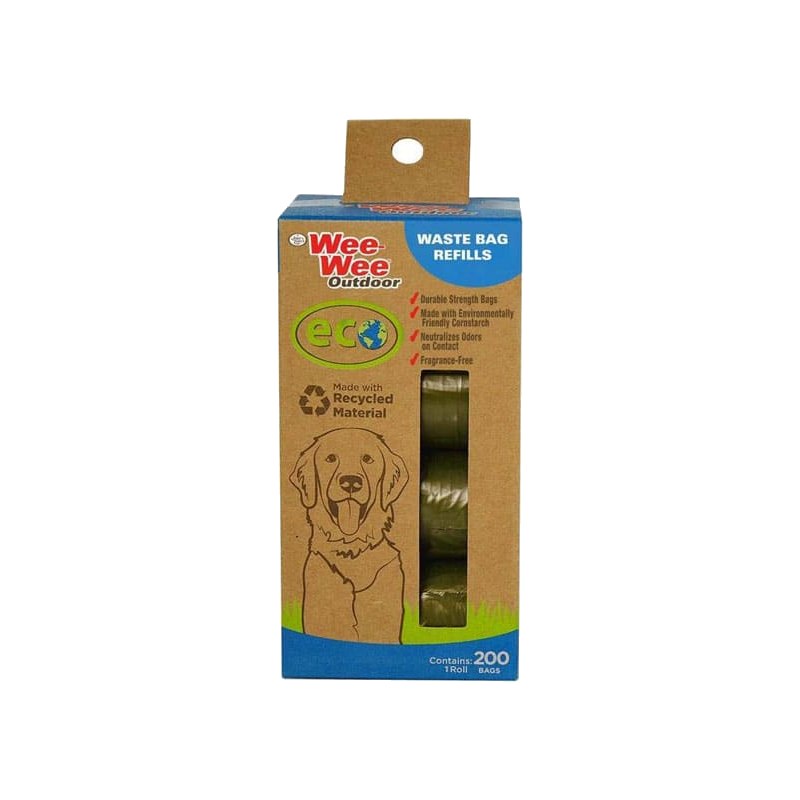 Four Paws Wee-Wee Outdoor – Eco Waste Bag Dispenser