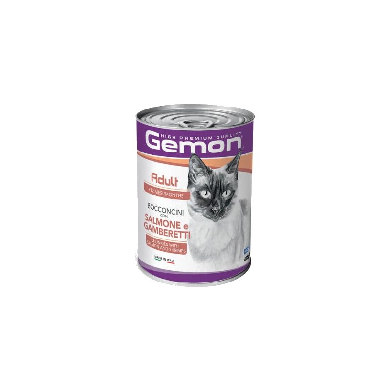 Gemon Salmon + Shrimp for adult cats