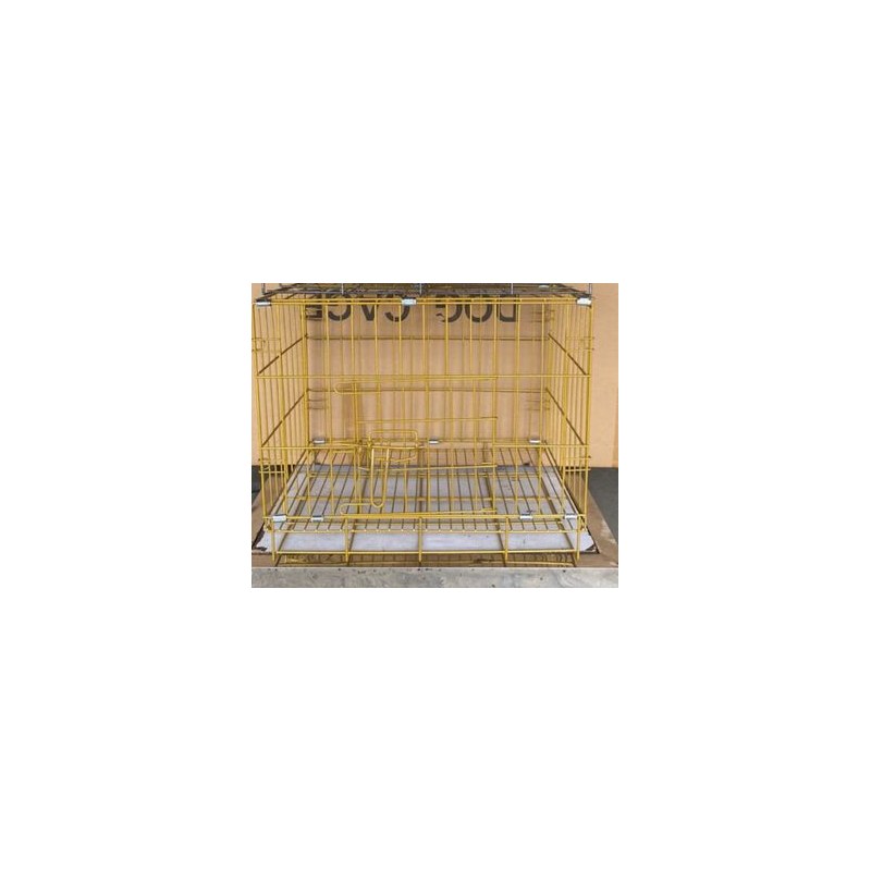 Gold color collapsible wire cage size 1(50cm)