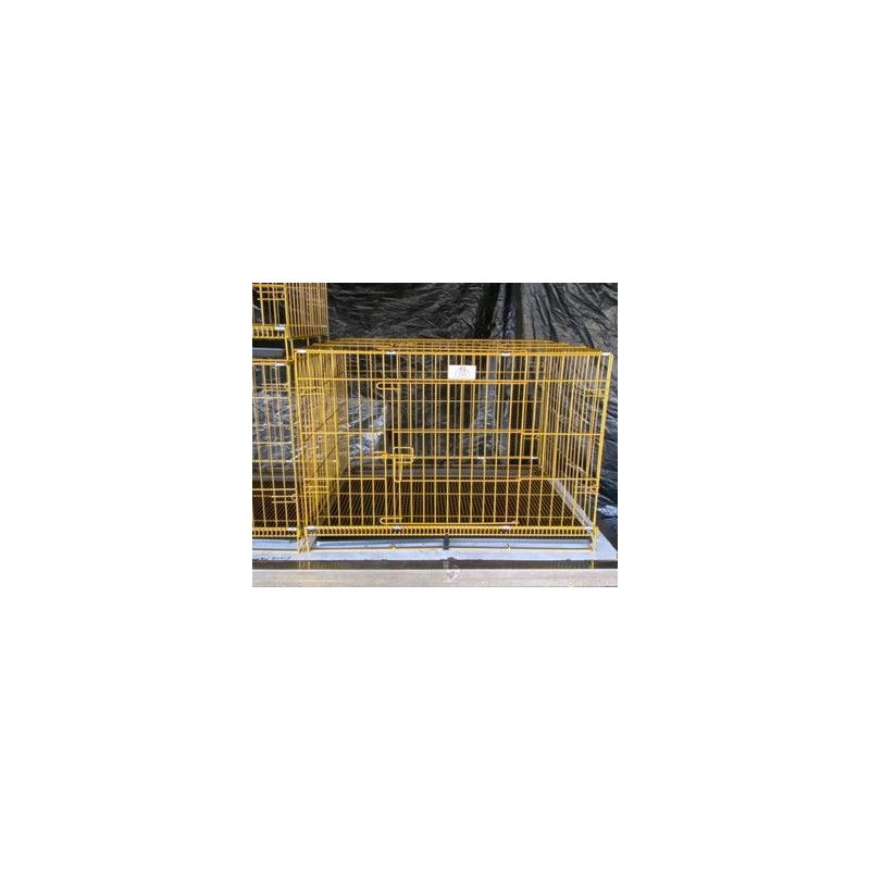 Gold color collapsible wire cage size 4(90cm)