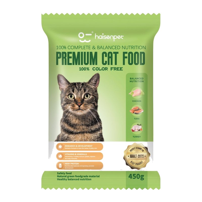 Haisenpet Premium Adult Cat Food Chicken, Tuna & Turkey – 3kg Pack