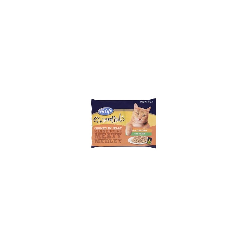 Hi-life Essentials Chunks in Gravy (Chicken, Beef Cod and Salmon)