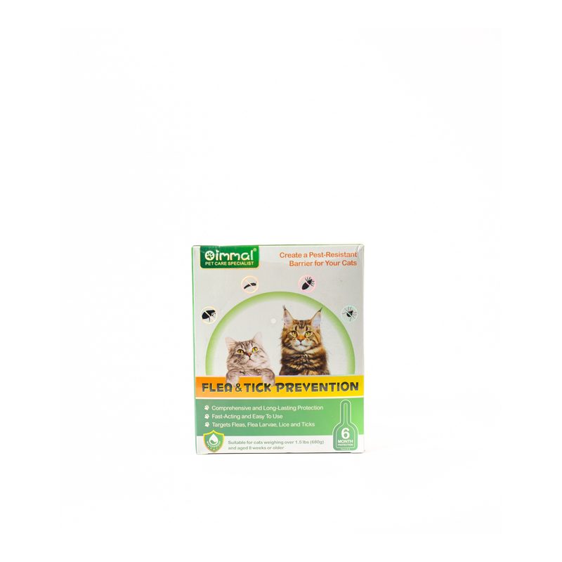 Immal Flea and Tick Prevention Med for Cats