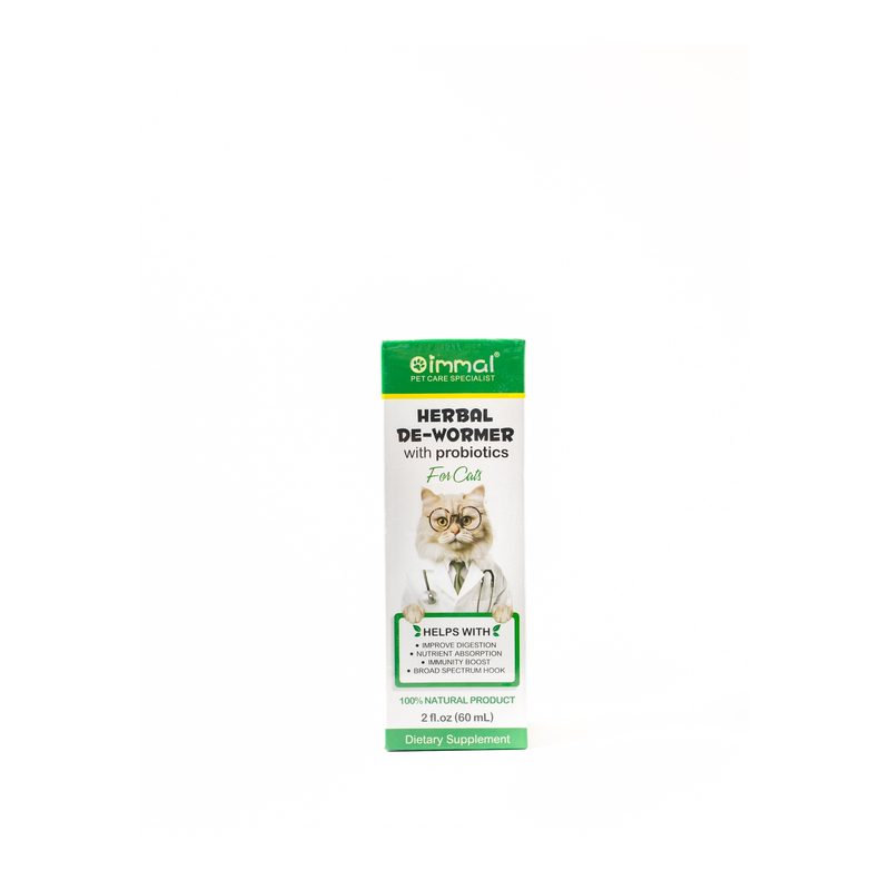 Immal Herbal DeWormer for Cats 60ml