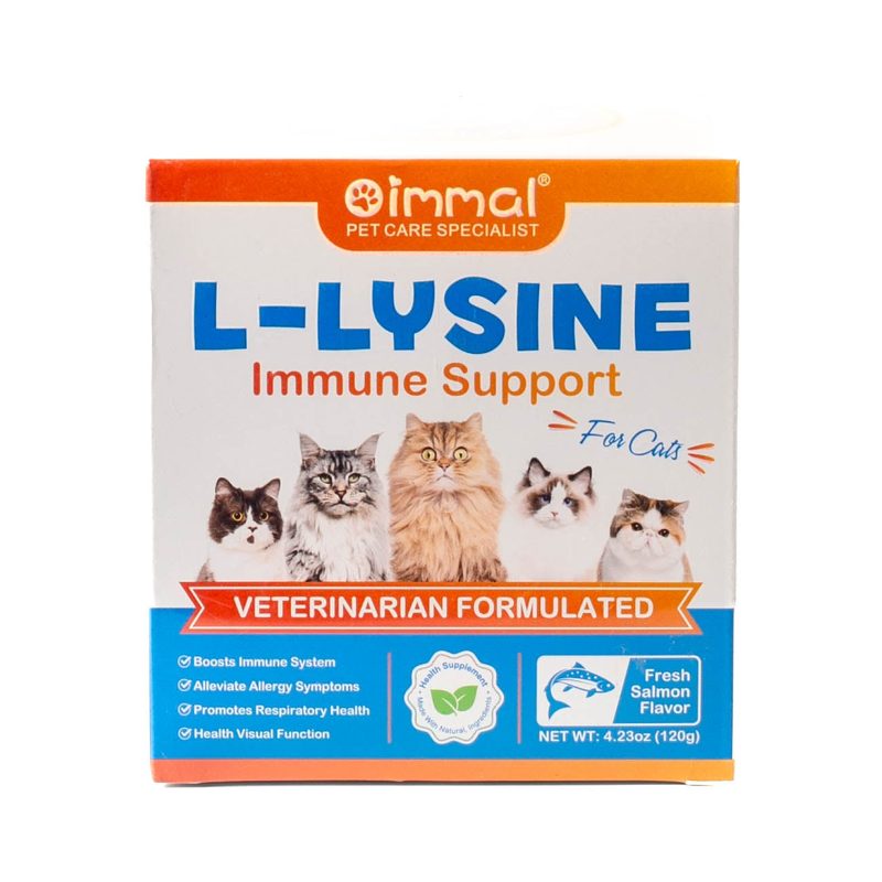 Immal L Lysine Immune Support Supplement for Cats