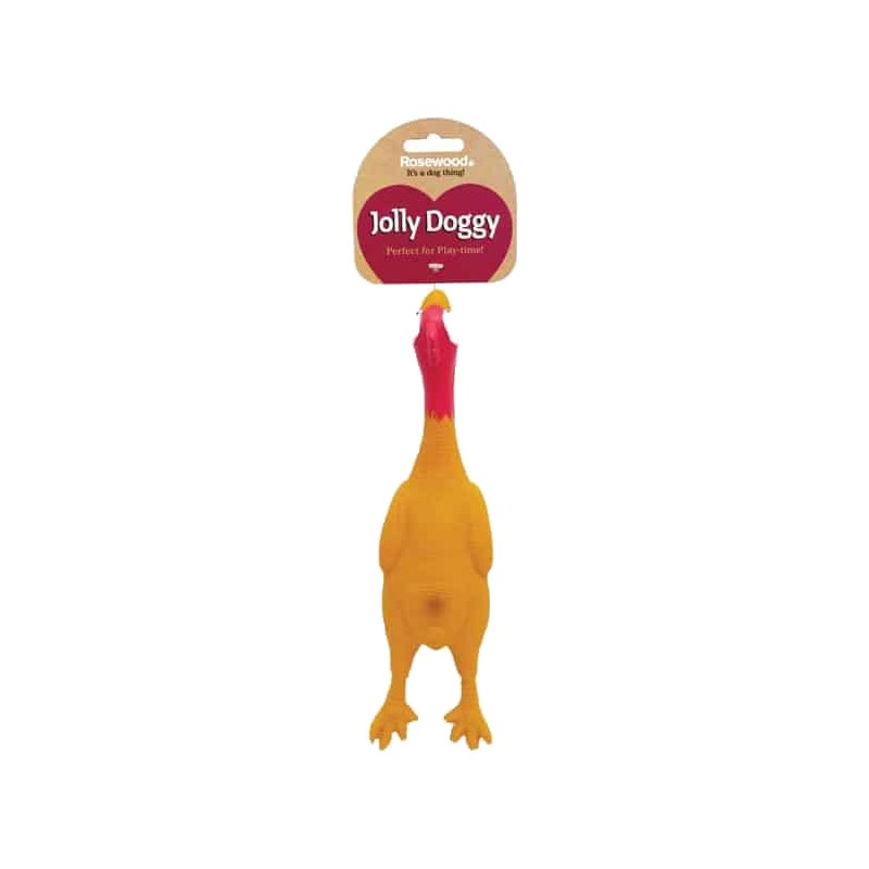 Latex Chicken Dog Toy