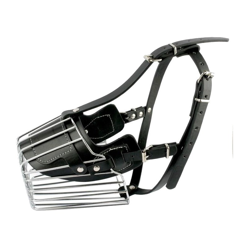 Metal Basket Design Muzzle for Dogs