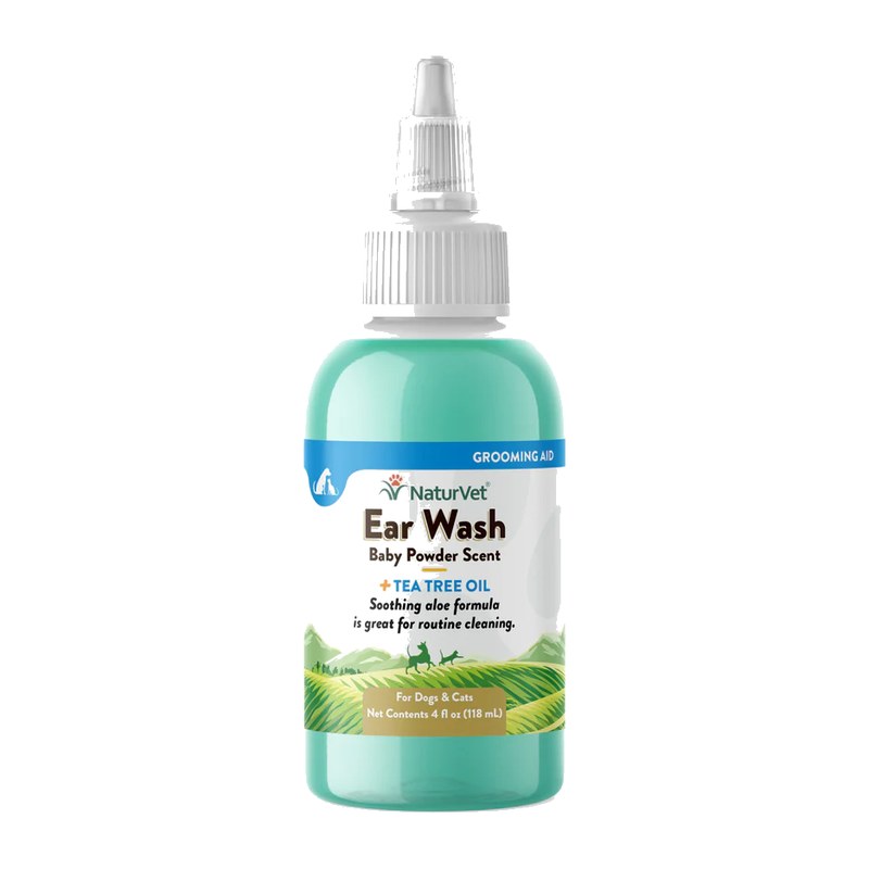 NaturVet Ear Wash With Tea Tree Oil