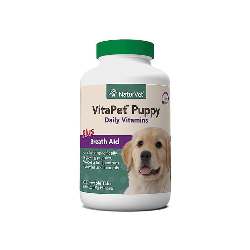 NaturVet VitaPet Puppy Daily Vitamin Chewable Tablets