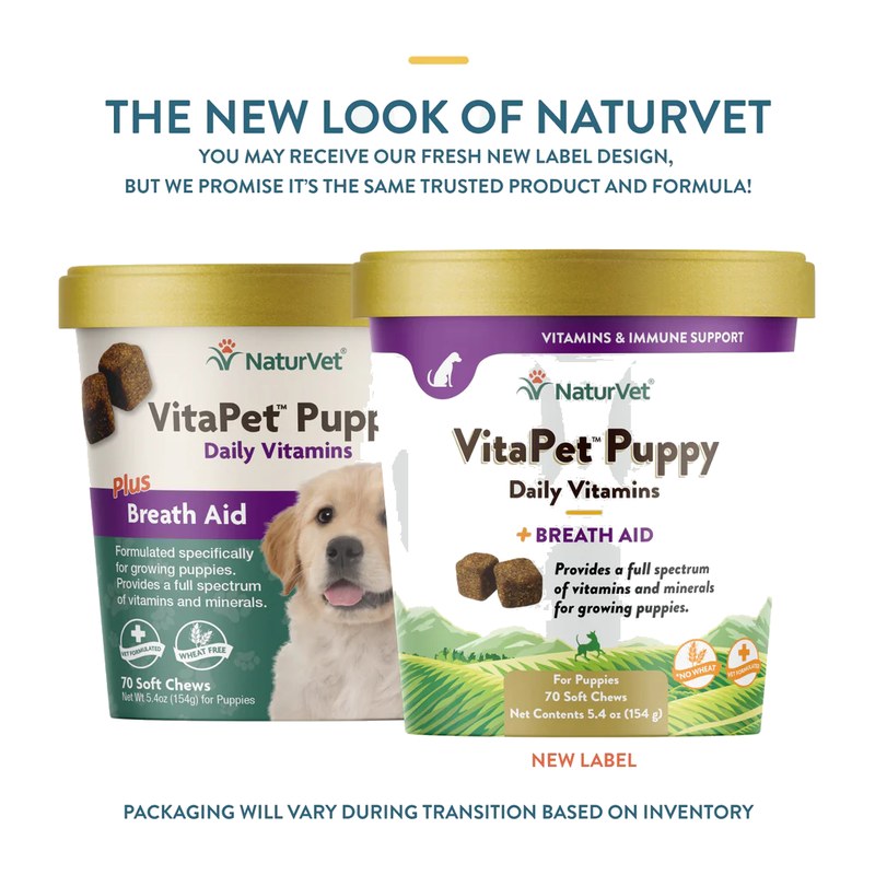 NaturVet VitaPet™ Puppy Plus Breath Aid Soft Chew