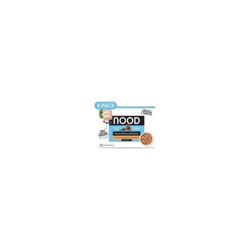 Nood Cat Wet Food in Jelly (Salmon) 8x 85g