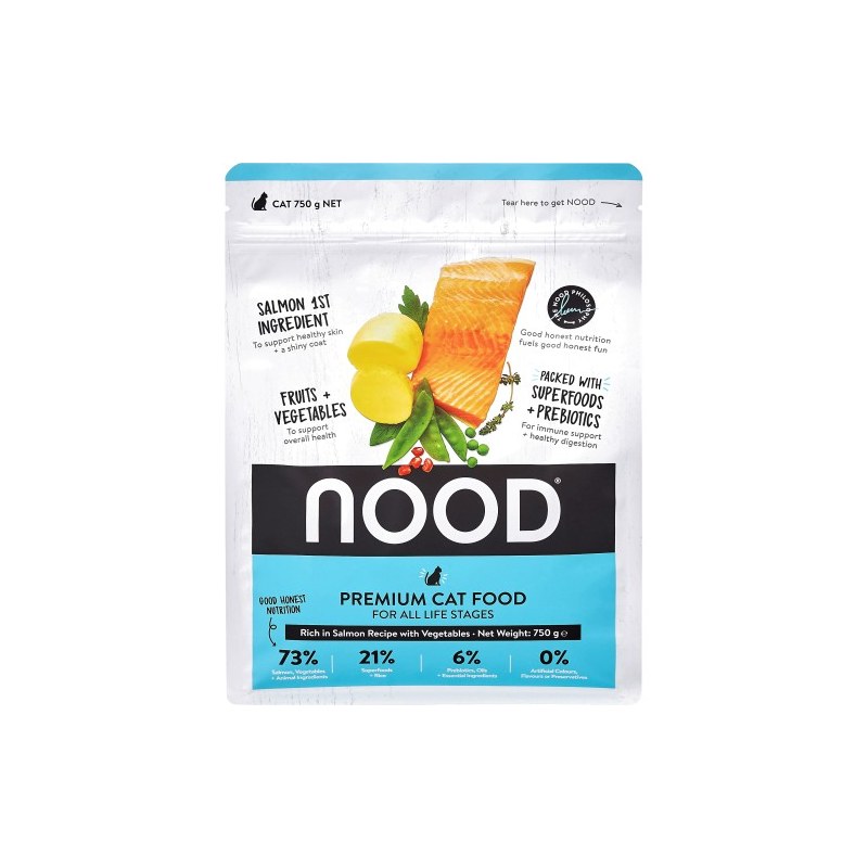 Nood Dry Cat Food (750g) Salmon
