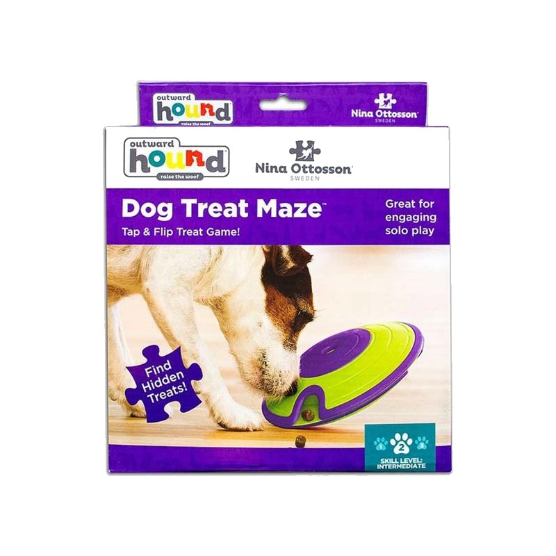 Outward Hound (Nina Ottosson) Treat Maze – Interactive Dog Toy Level 2