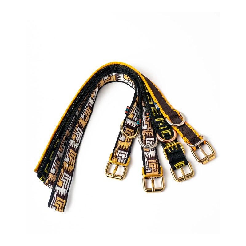 Patterned Nylon Collar for Cats, Puppies & Small Dogs 9 to 12 inch Neck, 0.5 inch Wide