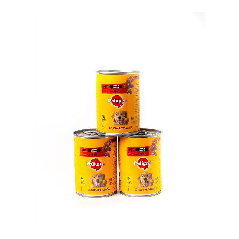 Pedigree Adult Chunks in Gravy - Beef Wet Dog Food