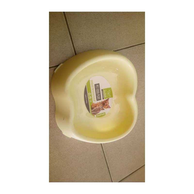 Pet Food Plate -Plastic Bowl