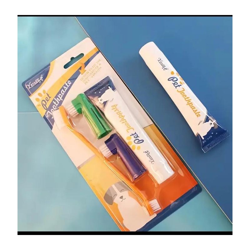 Pet Tooth Paste and Brush