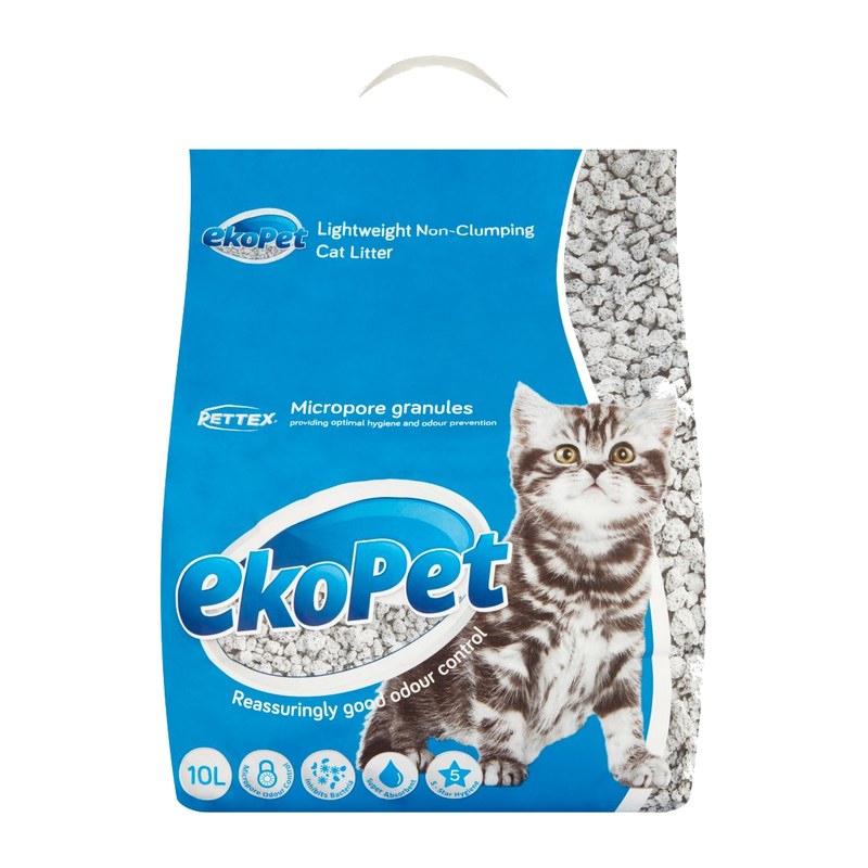 Pettex Ekopet Lightweight Non-Clumping Cat Litter