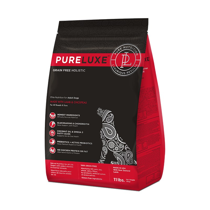 PureLuxe Adult Lamb & Chickpeas Dog