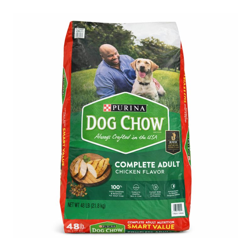 Purina Dog Chow Adult Dry Dog Food Chicken Flavor 21.8kg