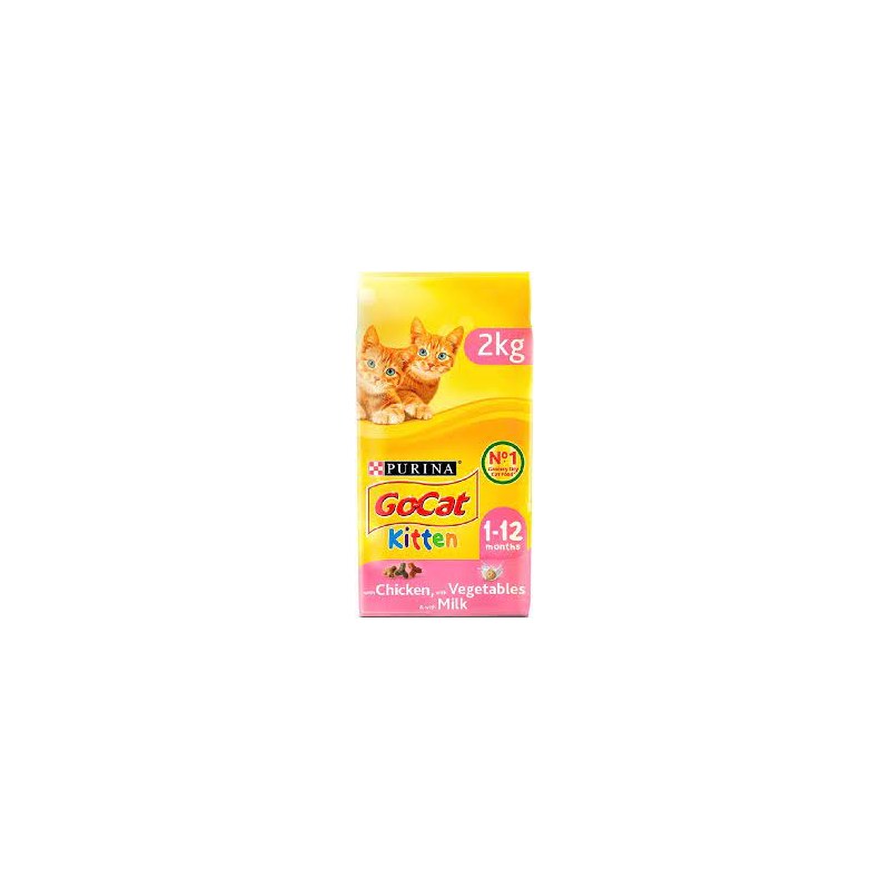 Purina Go cat Kitten 2kg (Chicken and Milk and Vegetables )
